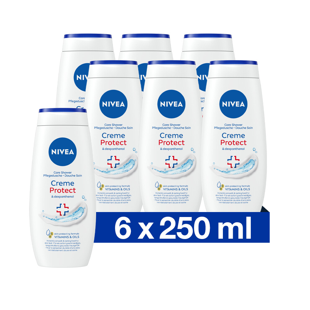6x Nivea Douchecrème Protect250 ml