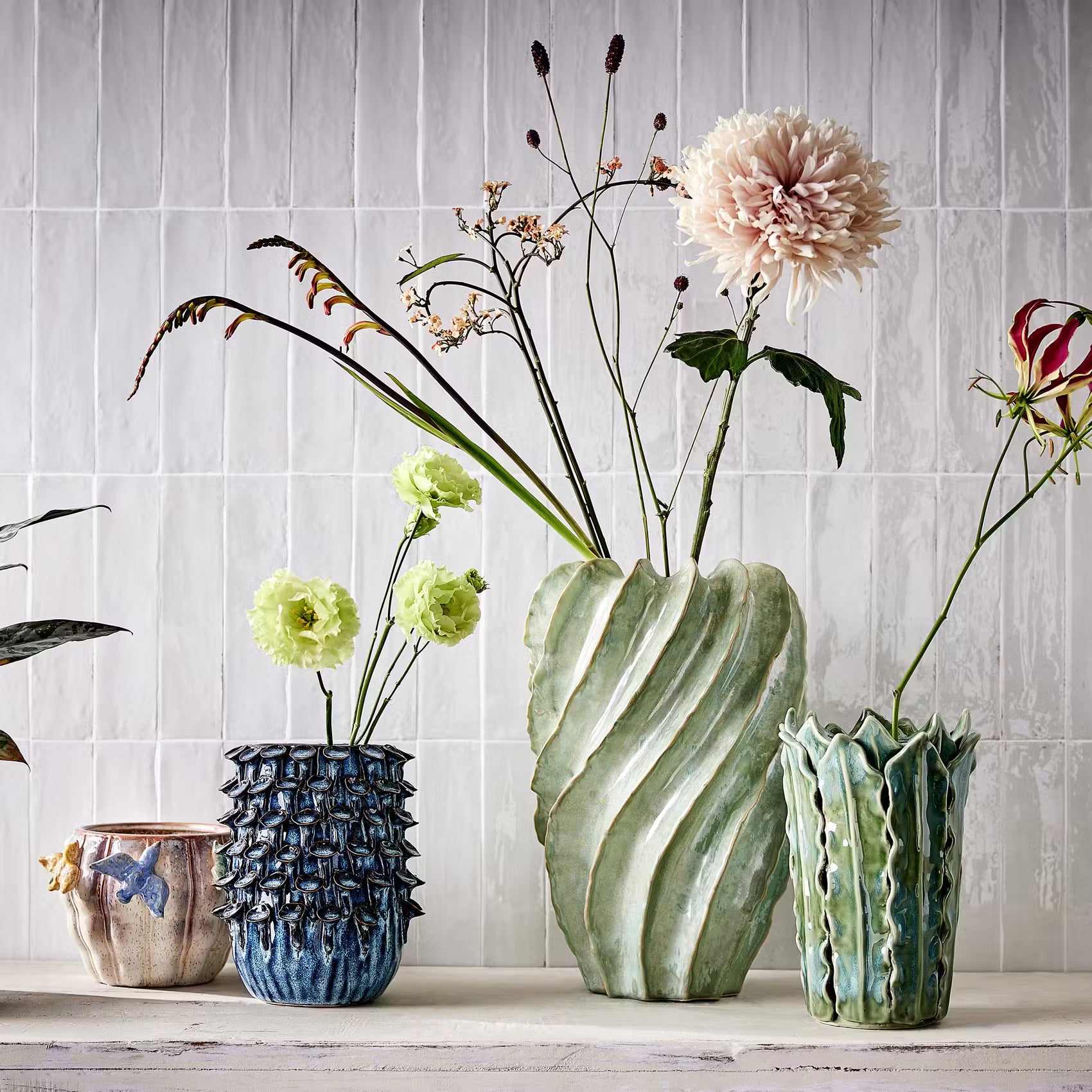 GAIA Vase Blätter
