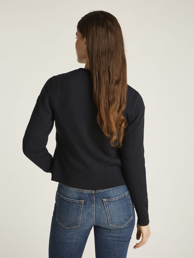Tommy Hilfiger UL DOWN KNIT MIX JKT Black