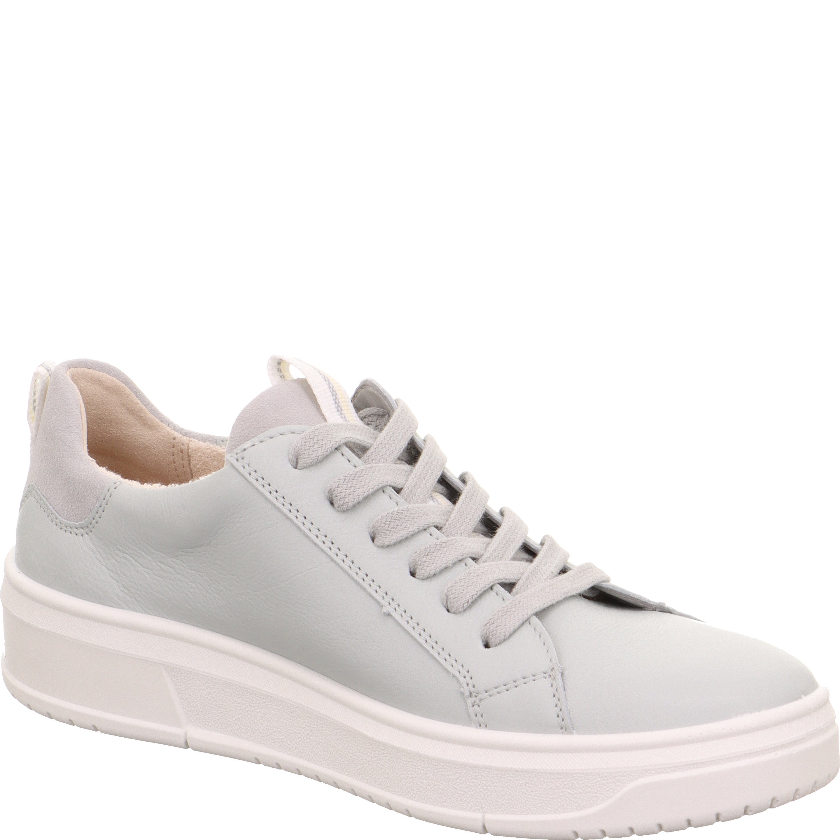 legero REJOISE Damen  Sneaker low mit Schnürung - Farbe: Aluminio - Größe: 3.5