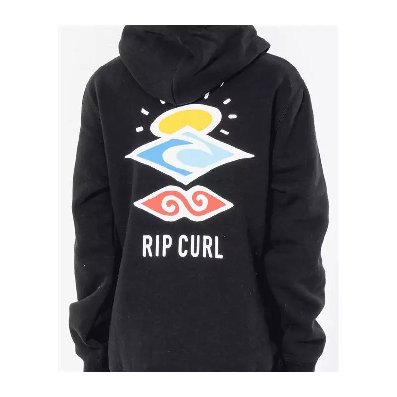 Sweat junior RIPCURL Search Icon Hood -Boy Black