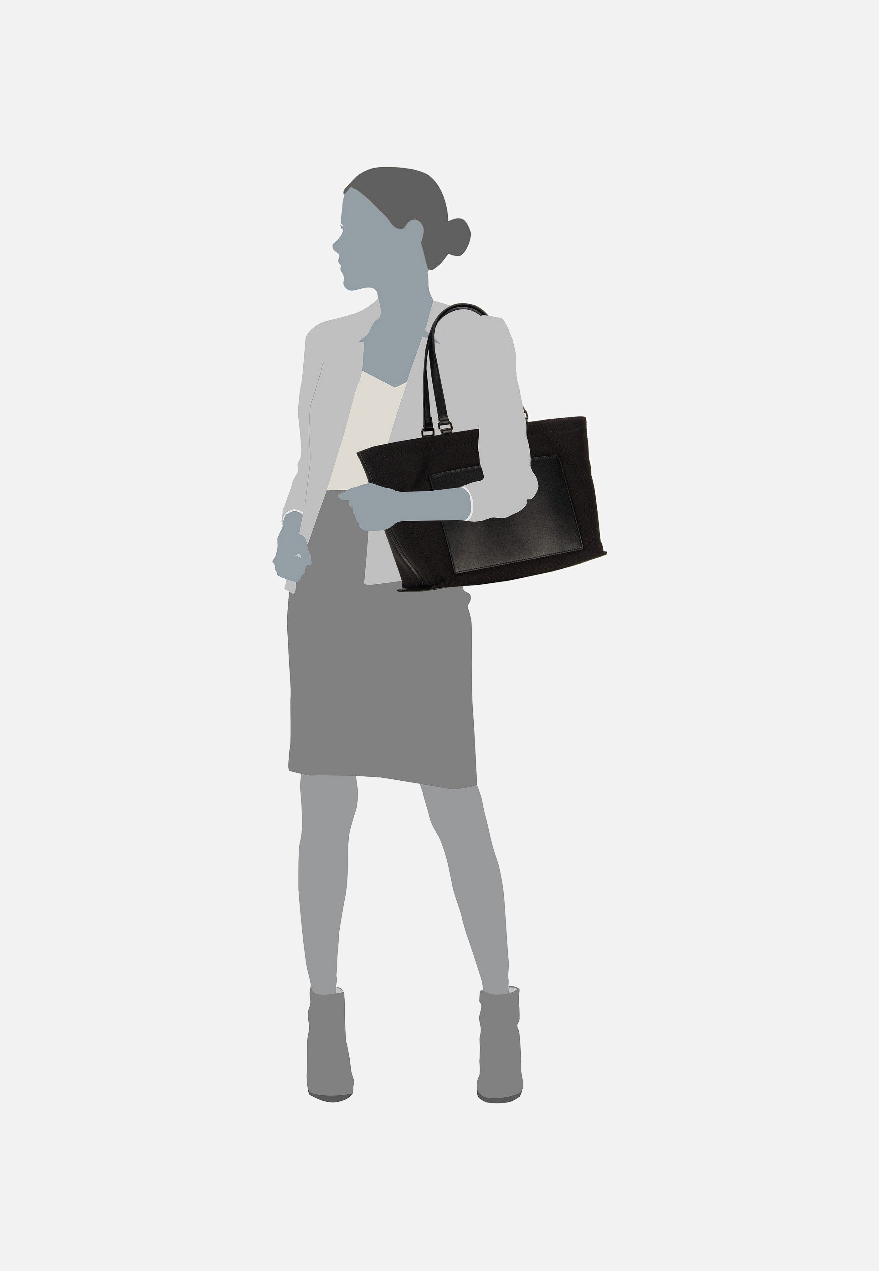 TH Distinct Tote PF24 Black - Tote Bag