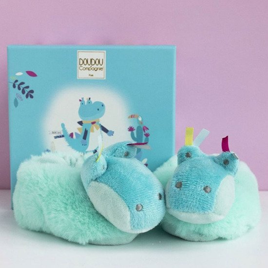 Tropicool chaussons hochet    Crocodile        0-6 mois   de               Doudou et Compagnie