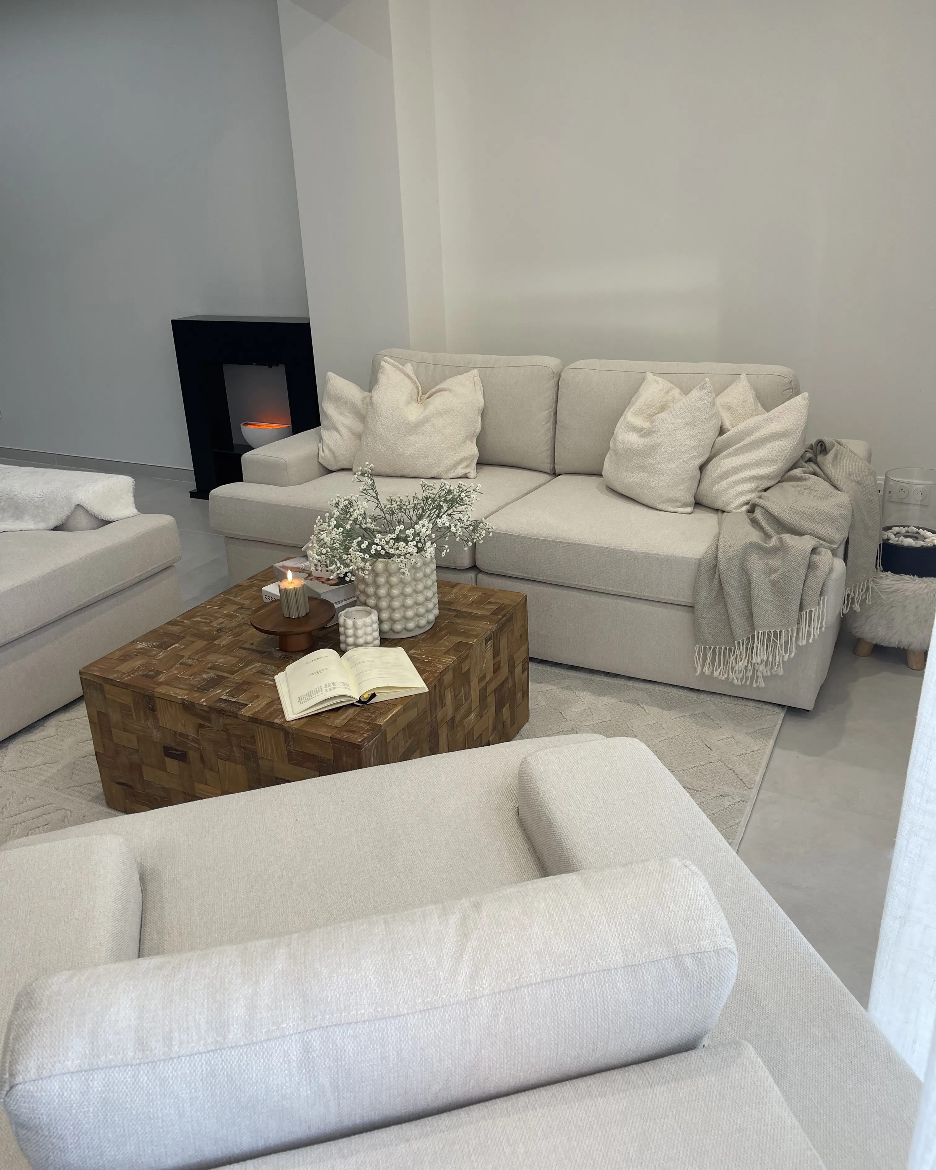 Bankenset 5-zits ALLA Stof Lichtbeige