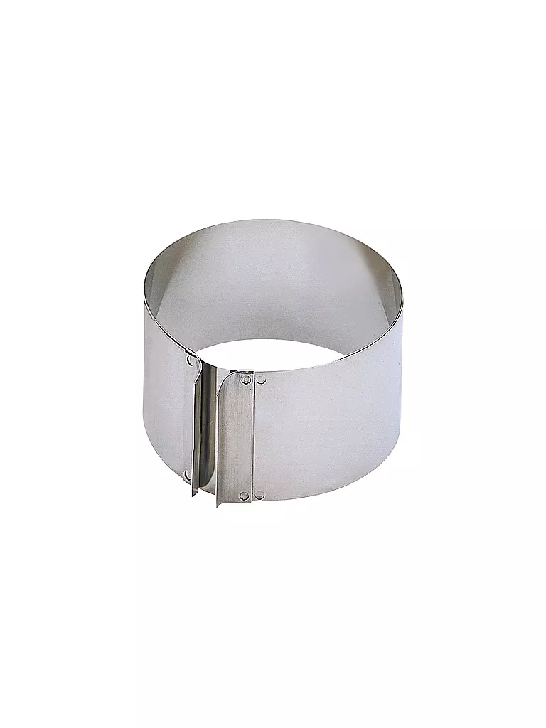 KAISER Tortenring 16-32cm / 9cm silber