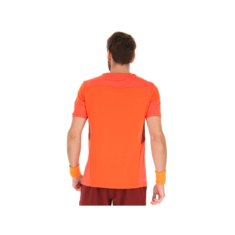 Tee-shirt tennis Lotto Tech D1 Roland Garros