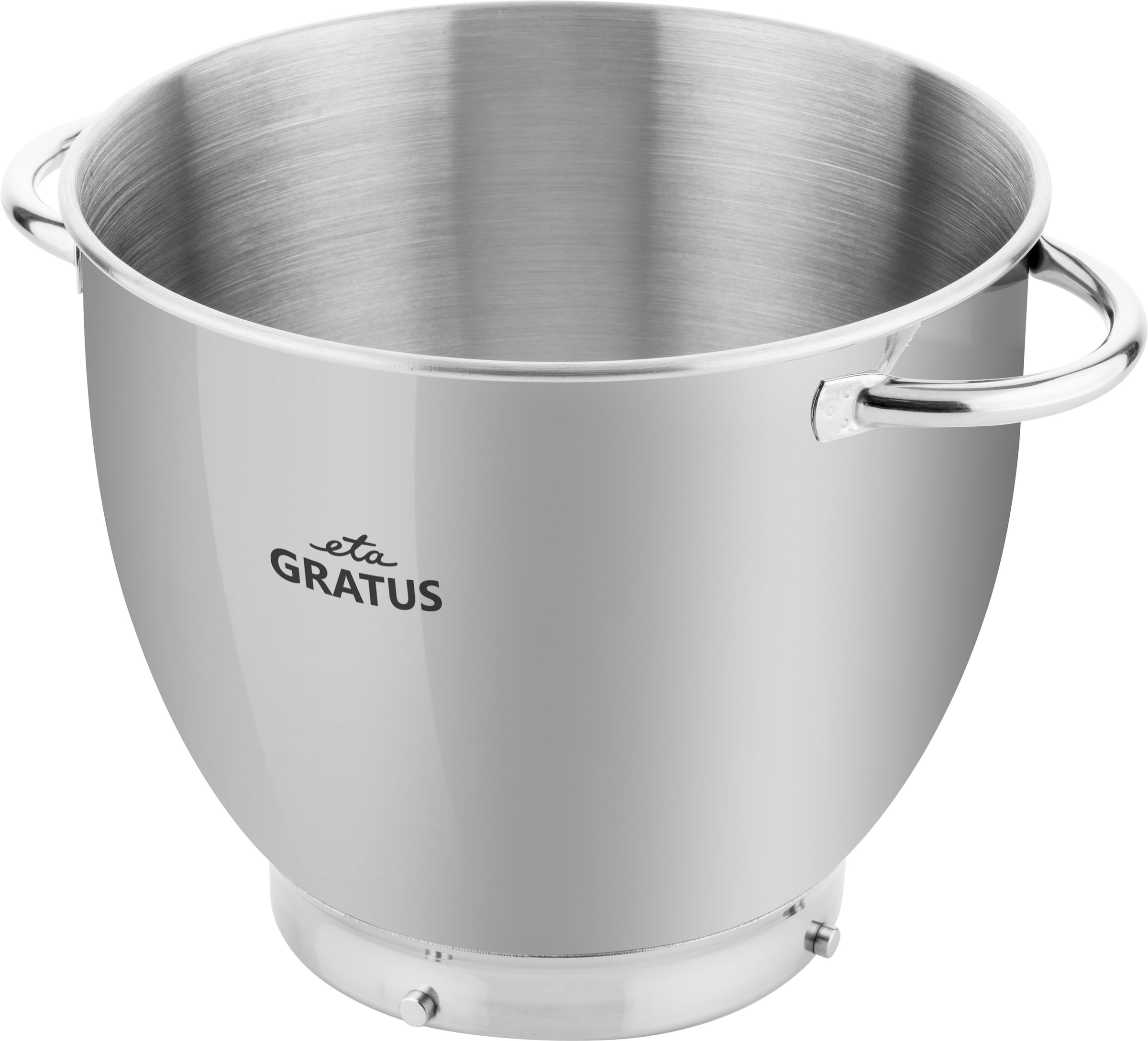 eta Küchenmaschinenschüssel »ETA002899003« 1 Stk. aus Edelstahl 3,5l, mit Griffen, Zubehör für Küchenmaschine Gratus ETA 0028