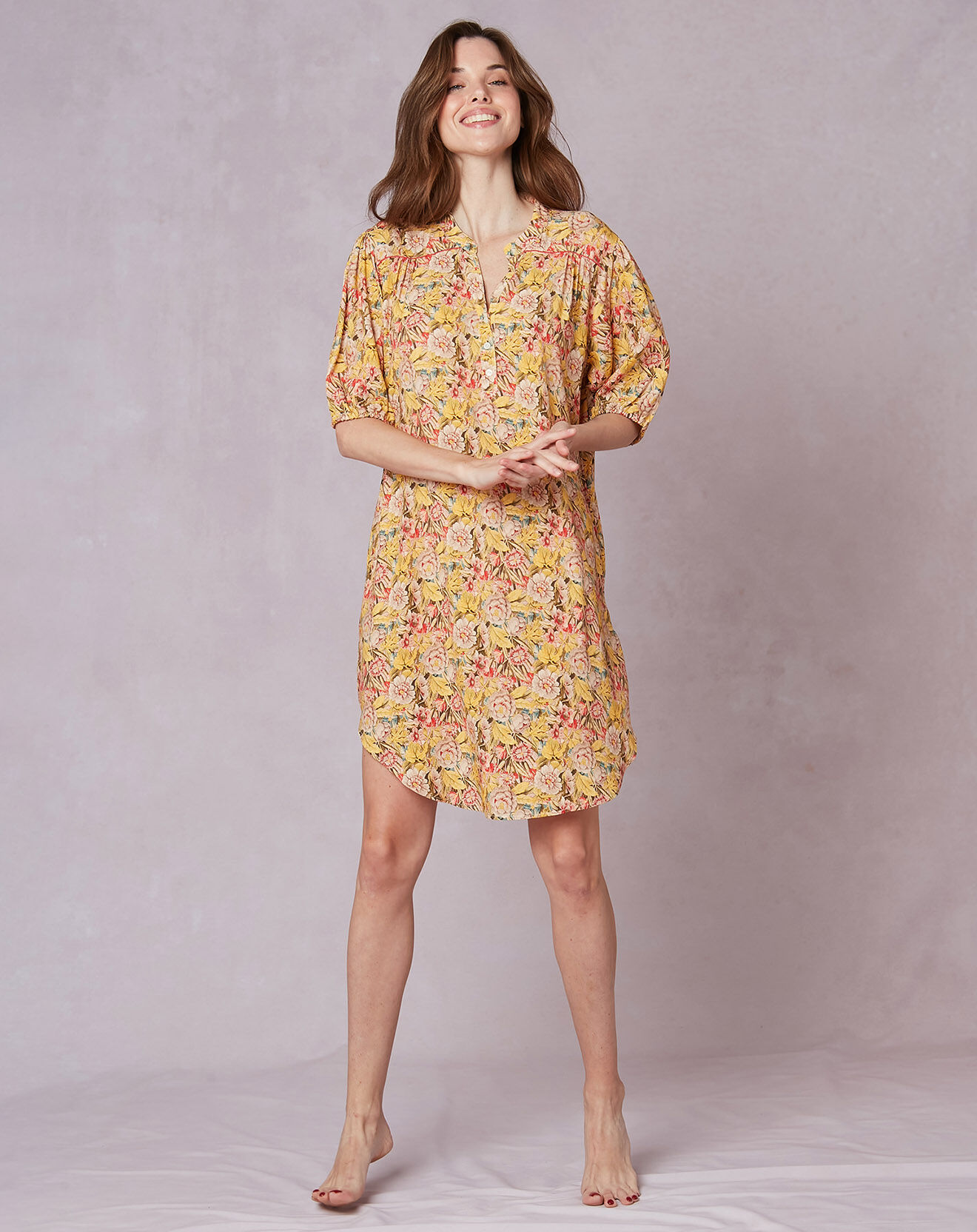 Le Chat Chemise de nuit Amaretti orange