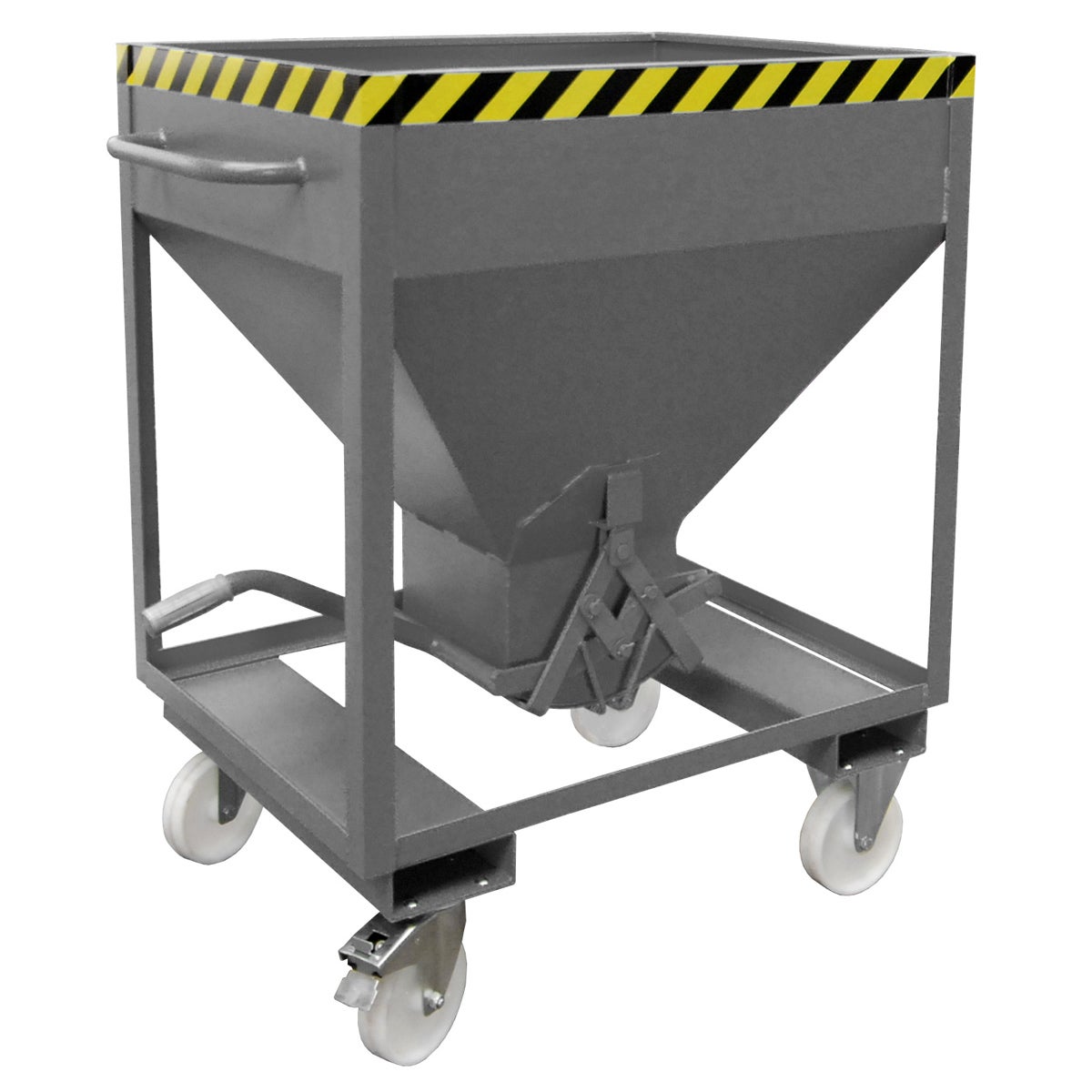 Bauer silocontainer SRE 375, gelakt, muisgrijs