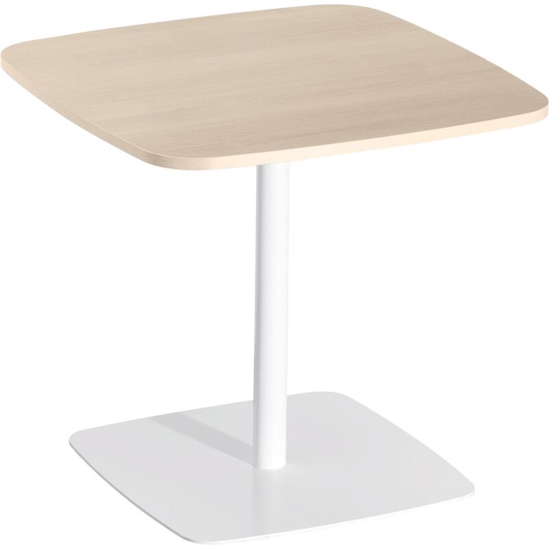 Table de restauration L 80 x P 80 piétement métal 2 personnes Chêne ARTI
