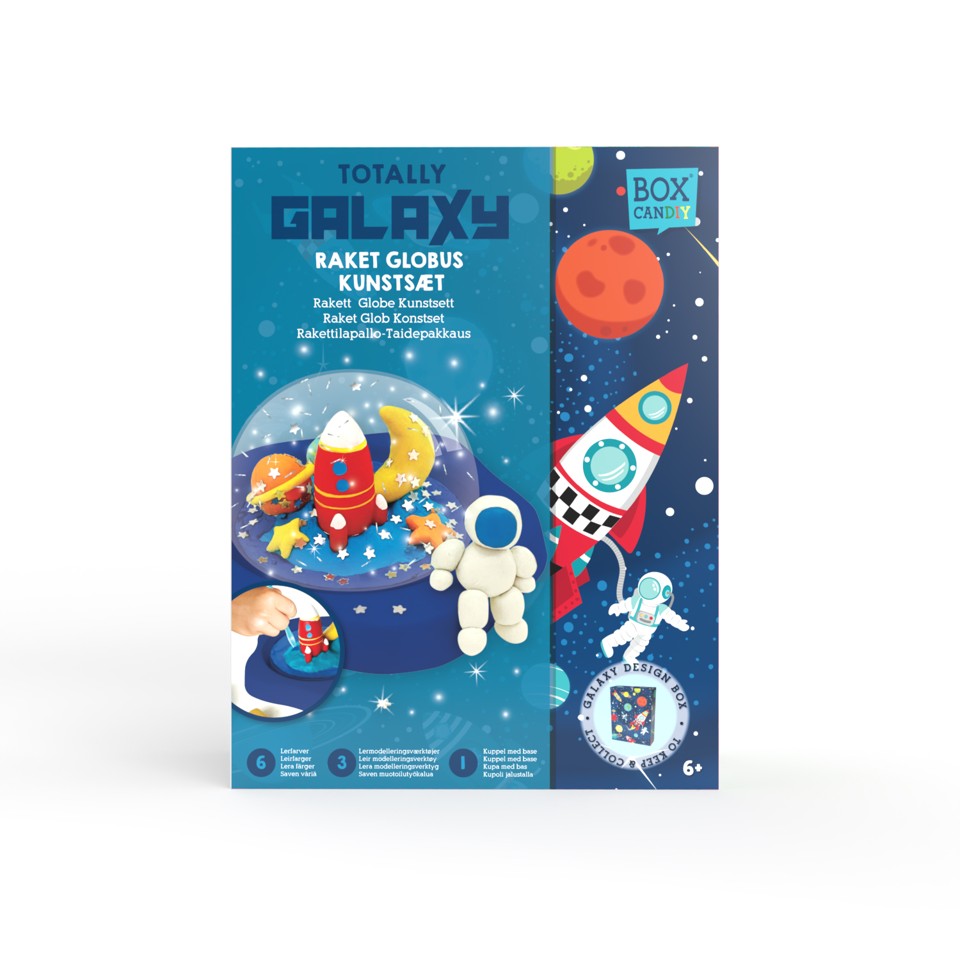 BOX CANDIY - Rocket Globe Art - Totally Galaxy (BC-1952)