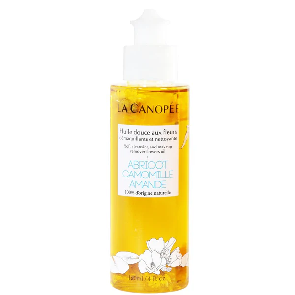 La canopée Huile Douce Démaquillante et Nettoyante aux Fleurs 120 mL