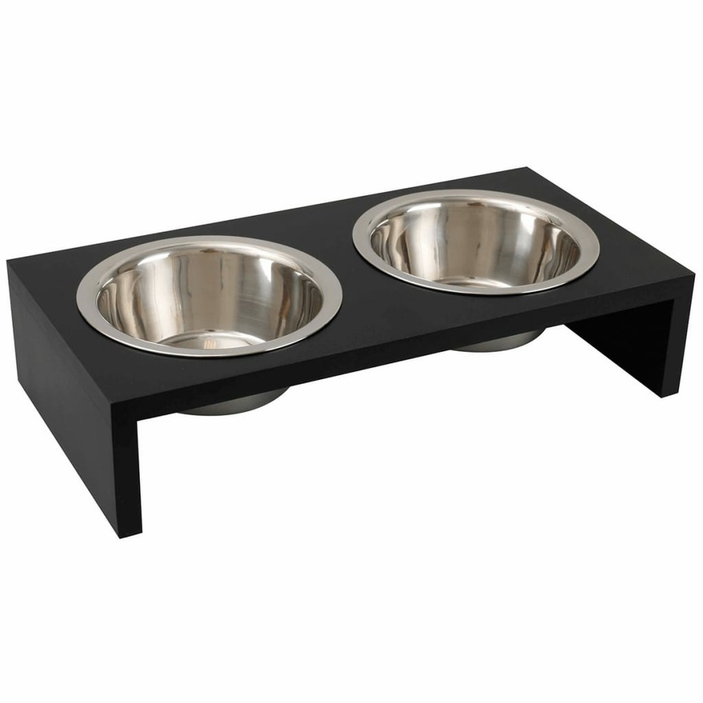 Bol d'alimentation double kobushi anthracite 2x650 ml 1031113