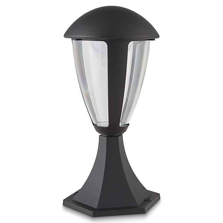 Borne LED Blooma Fredericton noir H.33,5 cm IP44