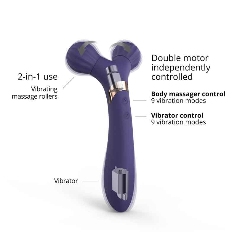 Vibromasseur - Fireball - Midnight Indigo