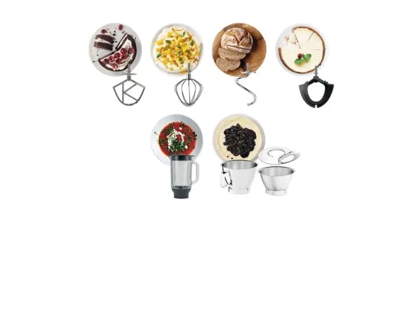 Kenwood Titanium Chef Baker KVC85.124SI - Køkkenmaskine - 1200 W - sølv