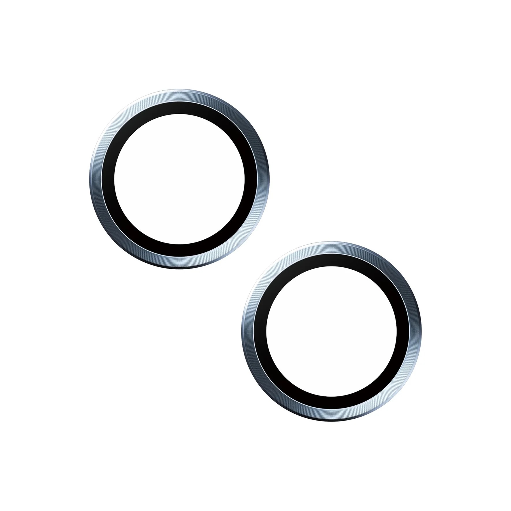 Hoops iPhone 15 / iPhone 15 Plus Kameraschutz Objektiv Ring Protector Abdeckung (1190) - Blau