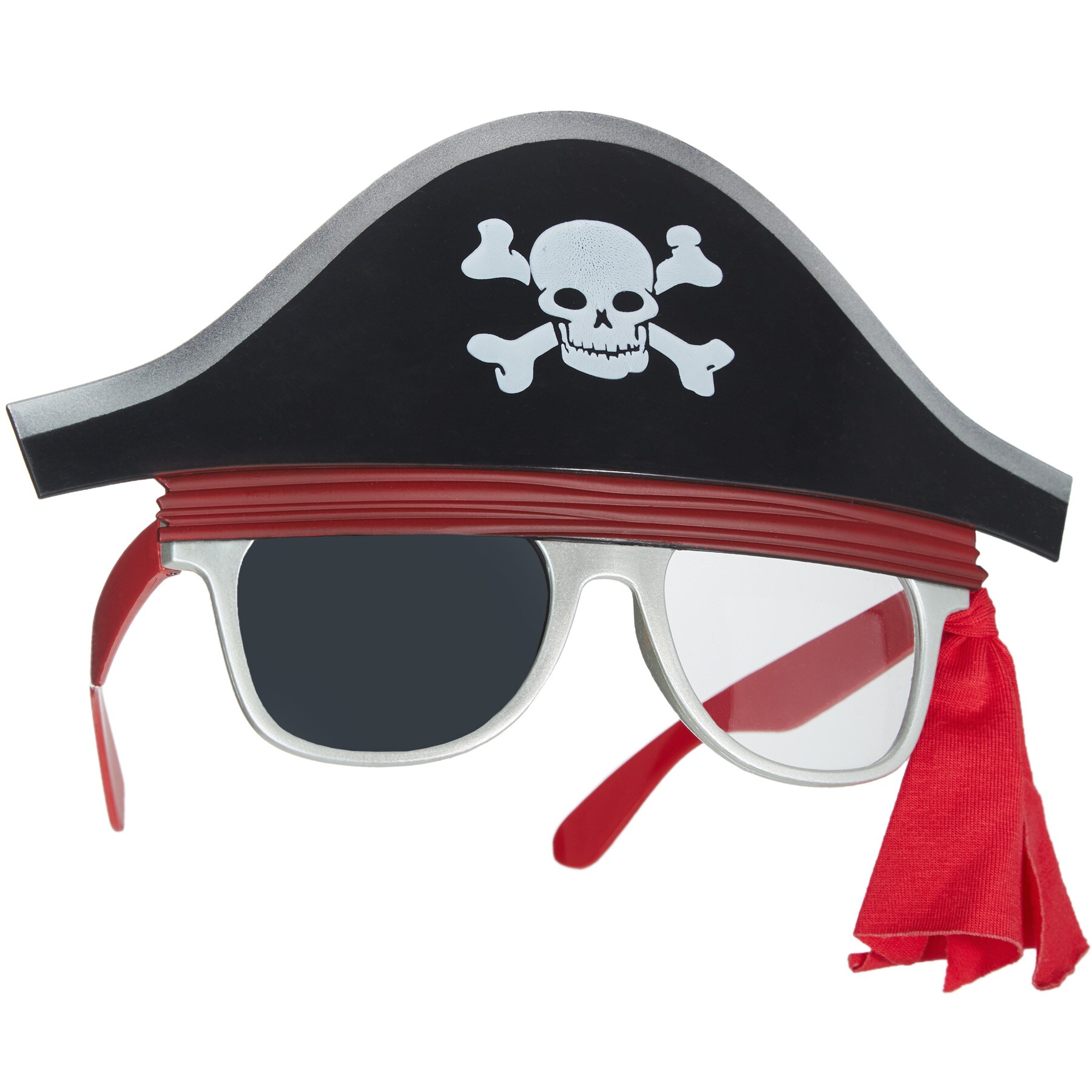 tectake® Spaßbrille Pirat mit Stirnband
