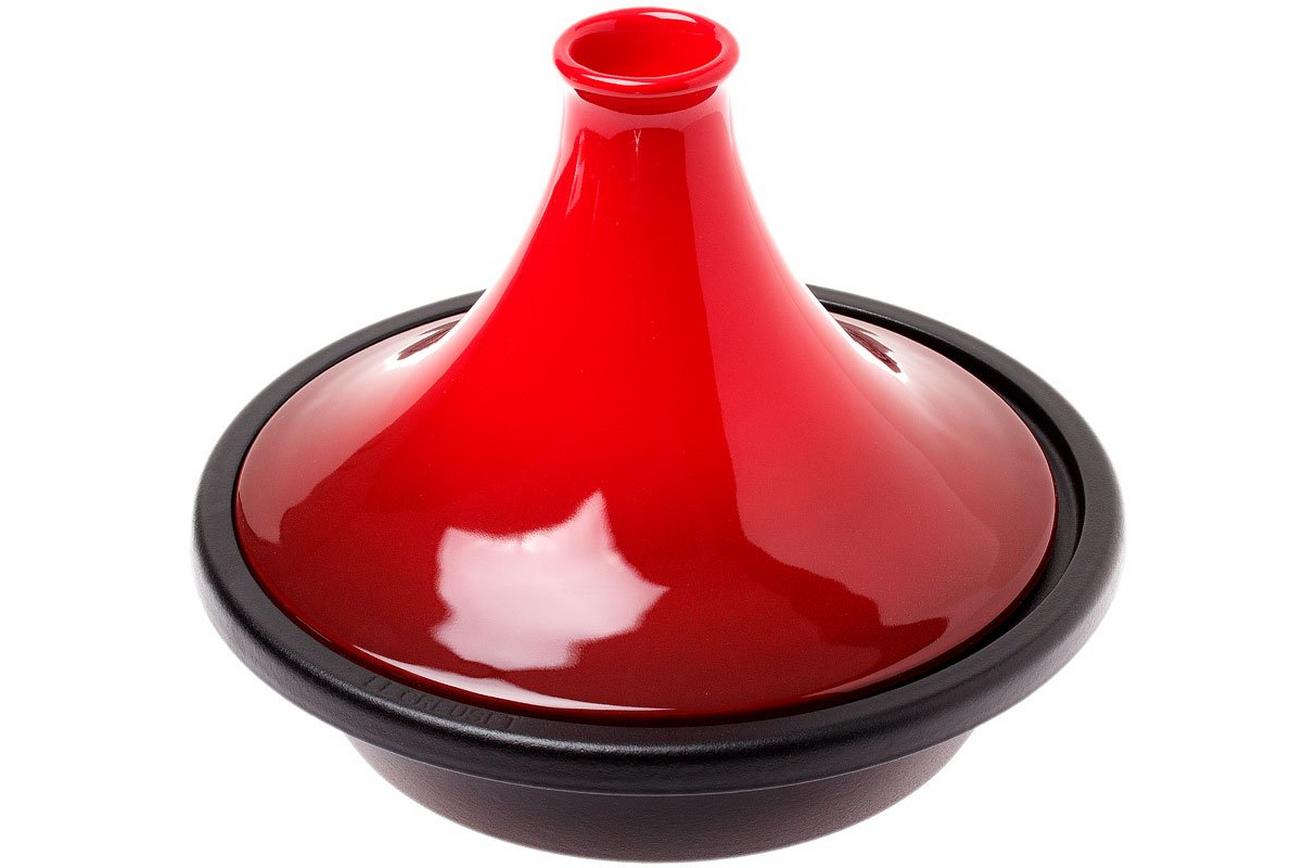 Le Creuset tajine 27 cm, 2L kersenrood