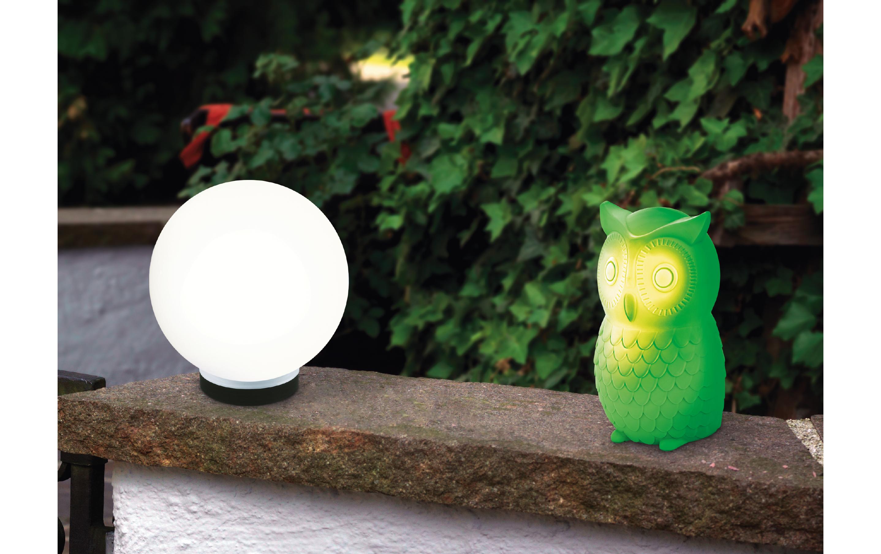 Gartenlicht Solar 22441 KugelSolarleuchte mit Erdspiess