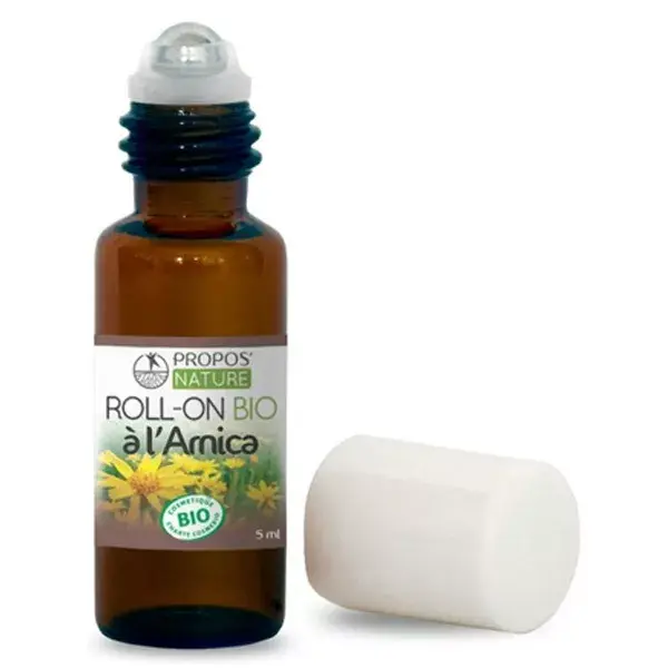 Roll-on de aromaterapia Propos Nature com óleos essenciais de arnica orgânica 5ml