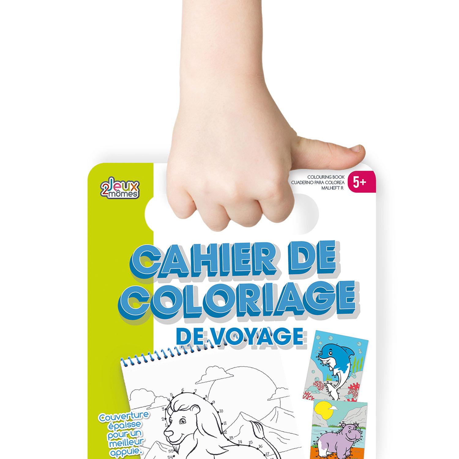 CAHIER DE COLORIAGE AVEC POIGNEE 24.3X15CM