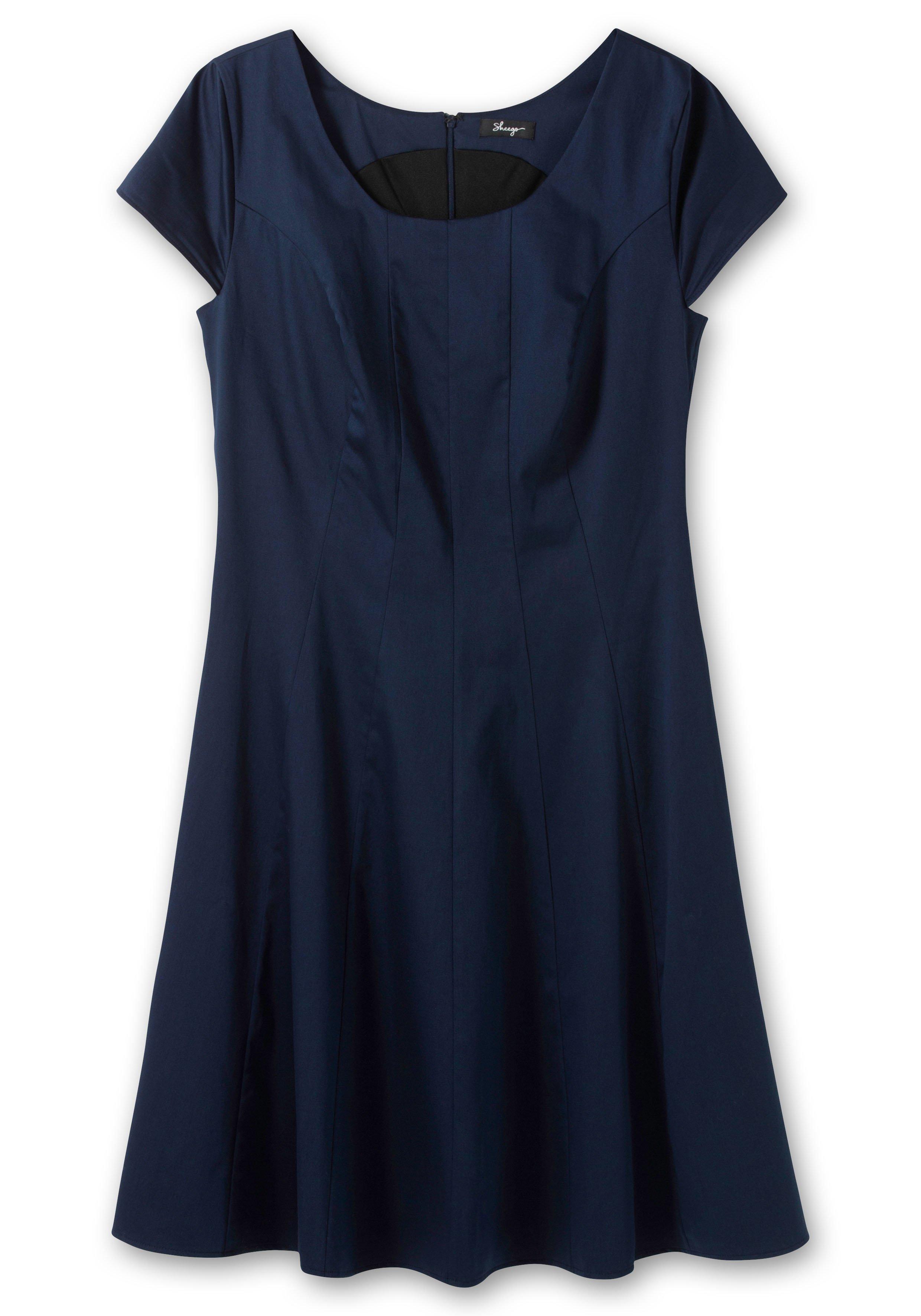 Cocktailkleid in A-Linie, in Bahnenform