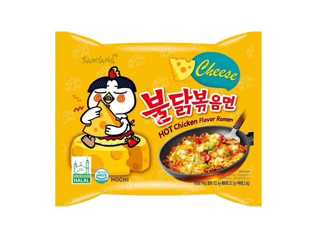 NOODLES SAMYANG BULDAK HOT CHICKEN CHEESE 140G