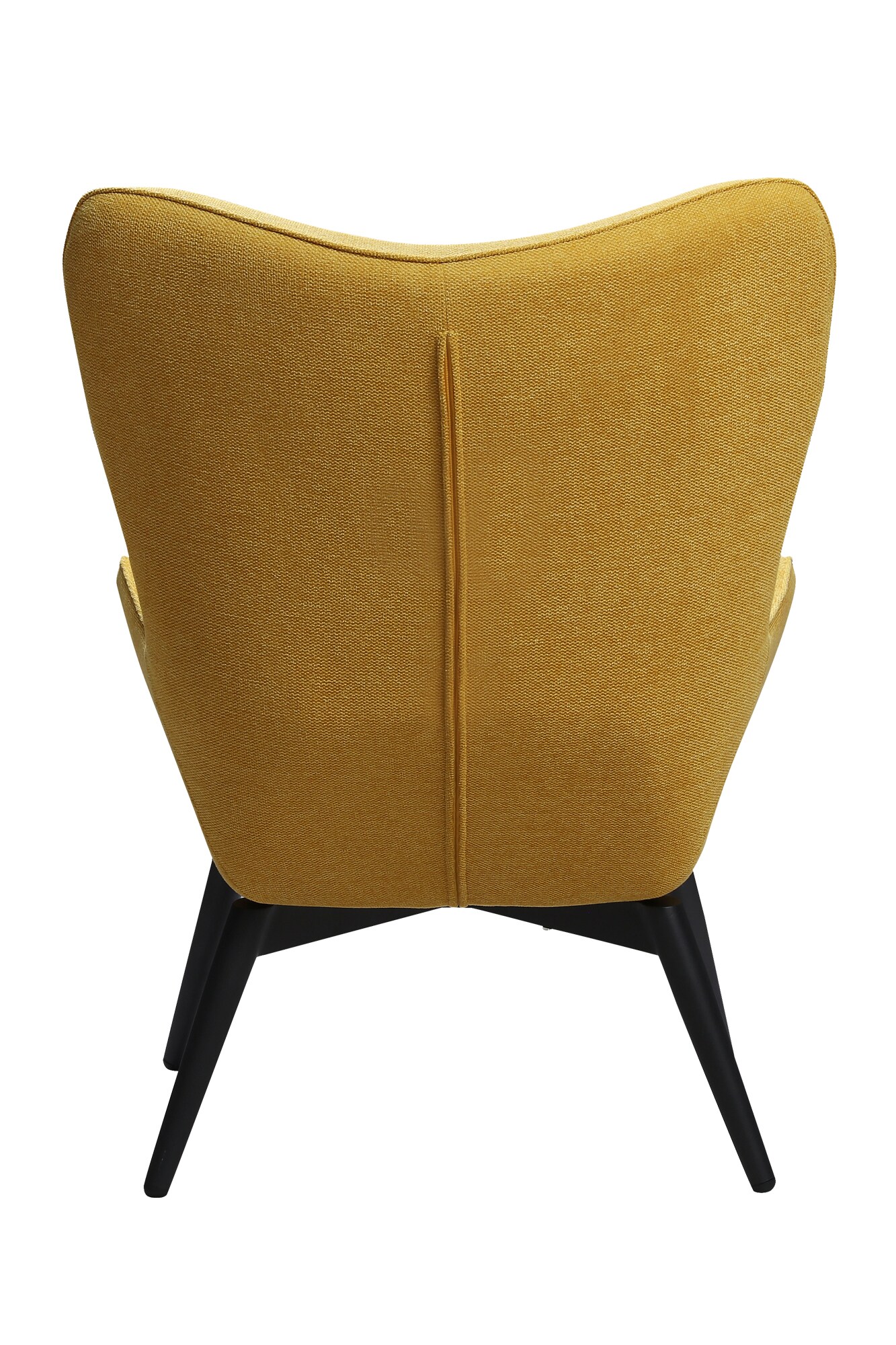Sessel Gelb Strukturstoff Relaxsessel Polstersessel Ohrensessel Loungesessel
