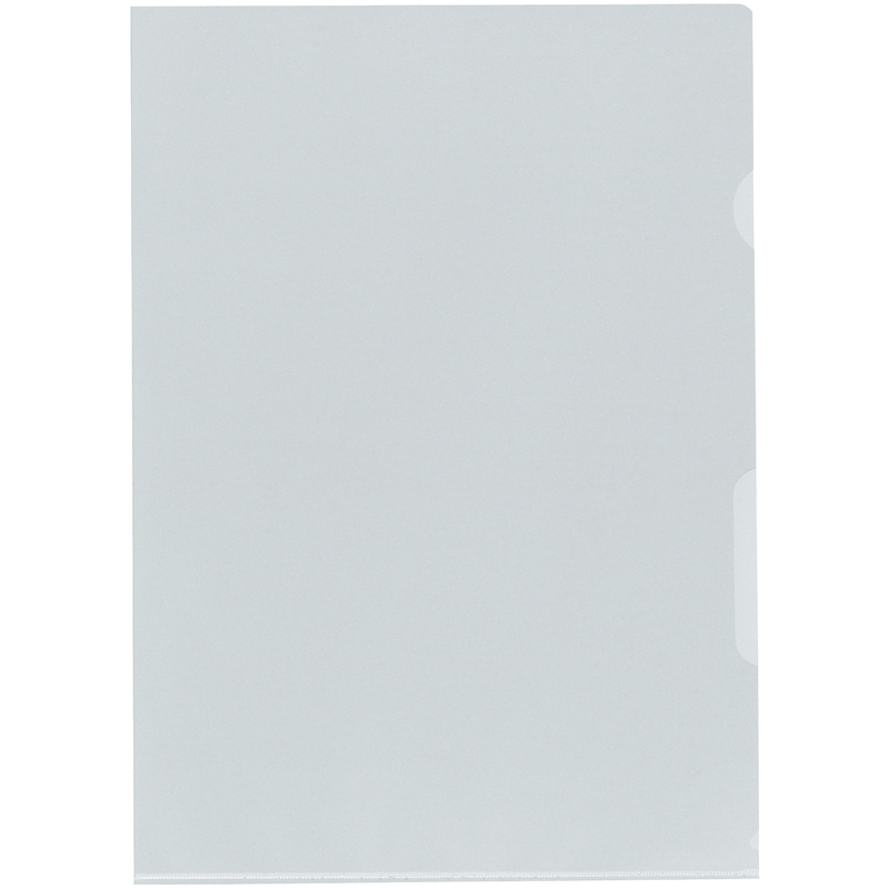 Kolma Sichtmappen Soft, 100 Stück, A4, 130 µm, glatt, transparent