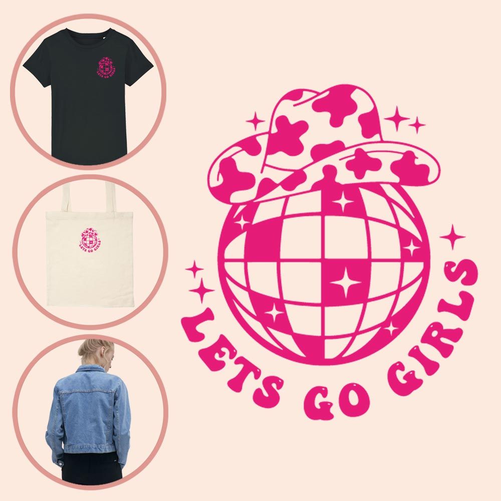 Kleding transfer Let's Go Girls
