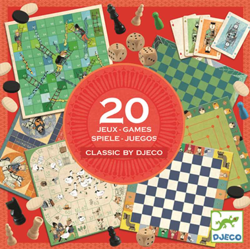 Djeco 20 Klassiske Brettspill
