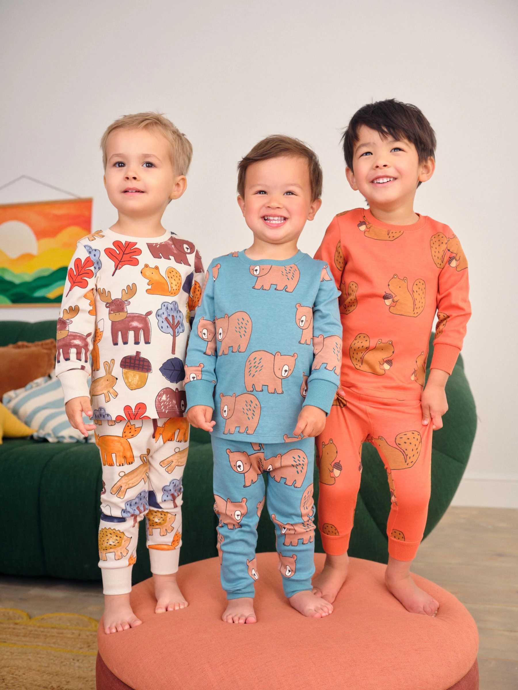 Multi - Verpakking van 3 knusse pyjama's (9 mnd-8 jr)