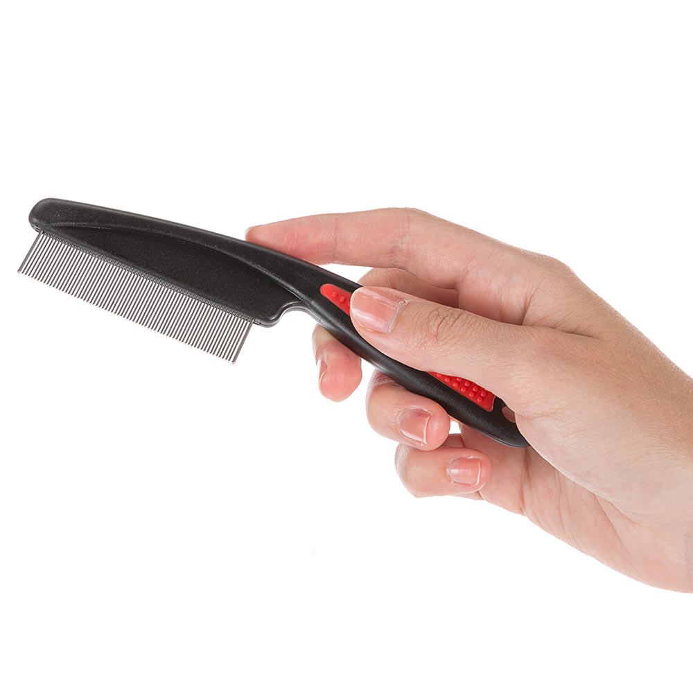 Ferplast peigne anti-puces pour chiens et chats gro 5838, dents denses avec des pointes arrondies délicates, idéal pour les