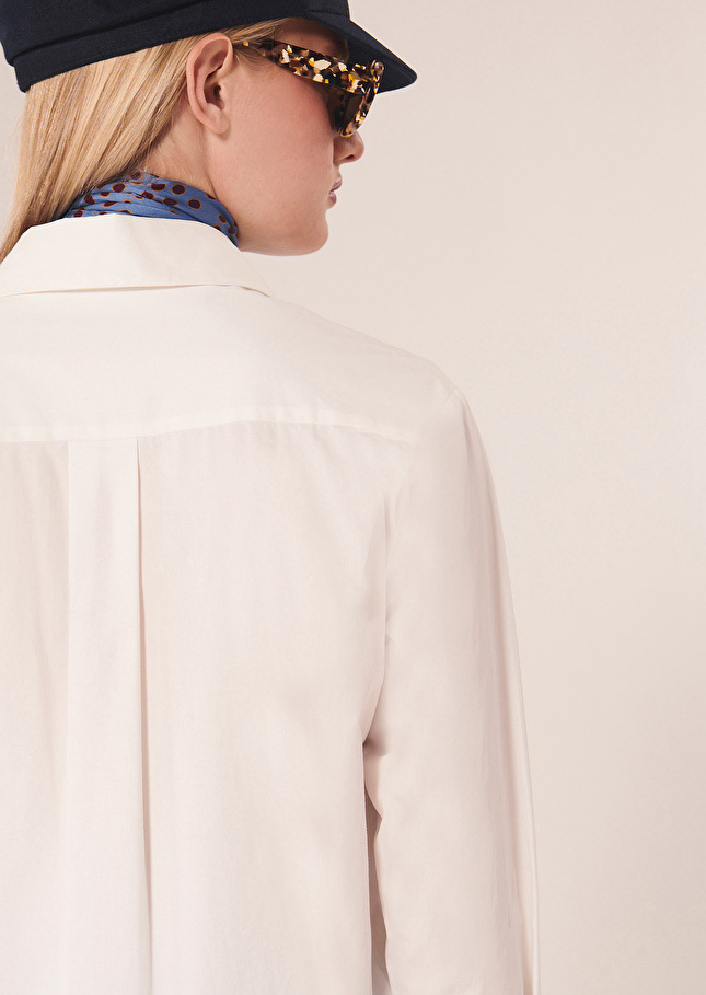 Chemise Clarenceblanche en popeline