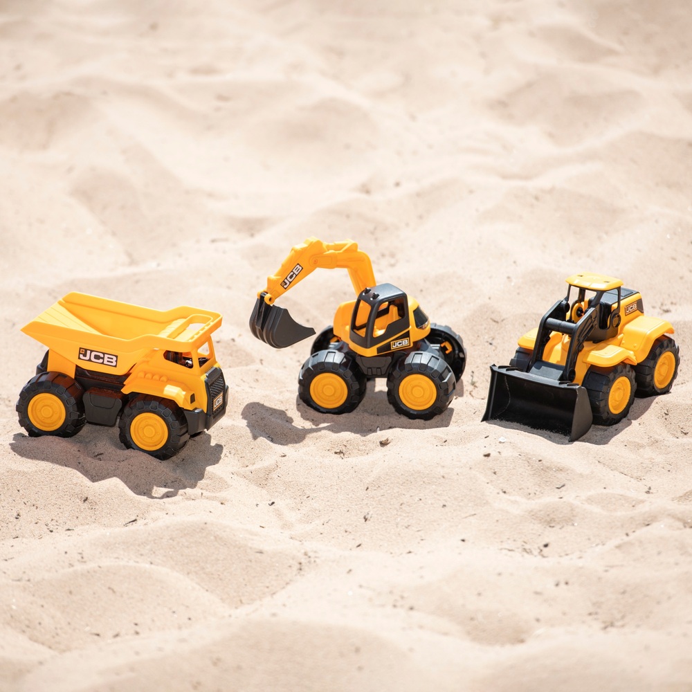 Teamsterz JCB Tough Trucks 3er-Pack