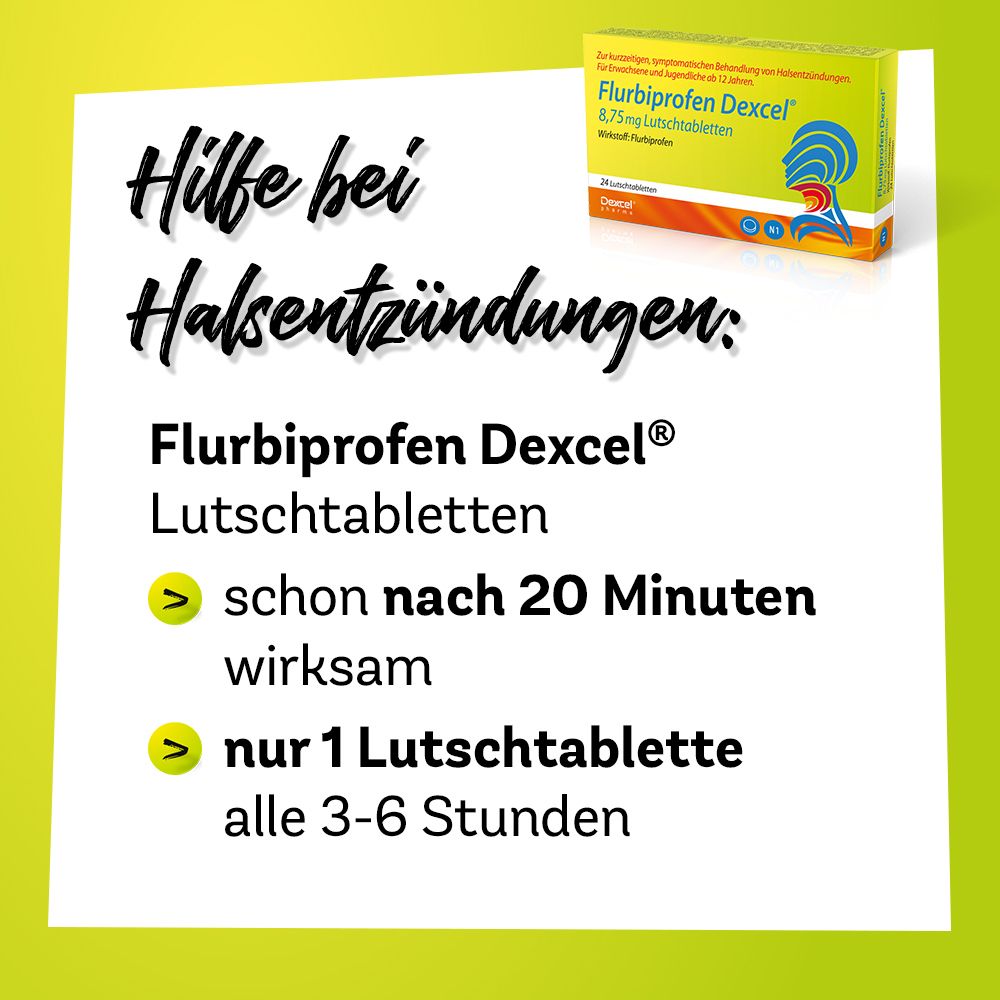 Flurbiprofen Dexcel® 8,75 mg