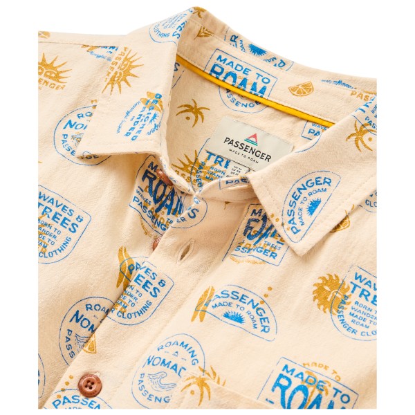 Passenger - Chill Textured Organic Cotton S/S Shirt - Chemise