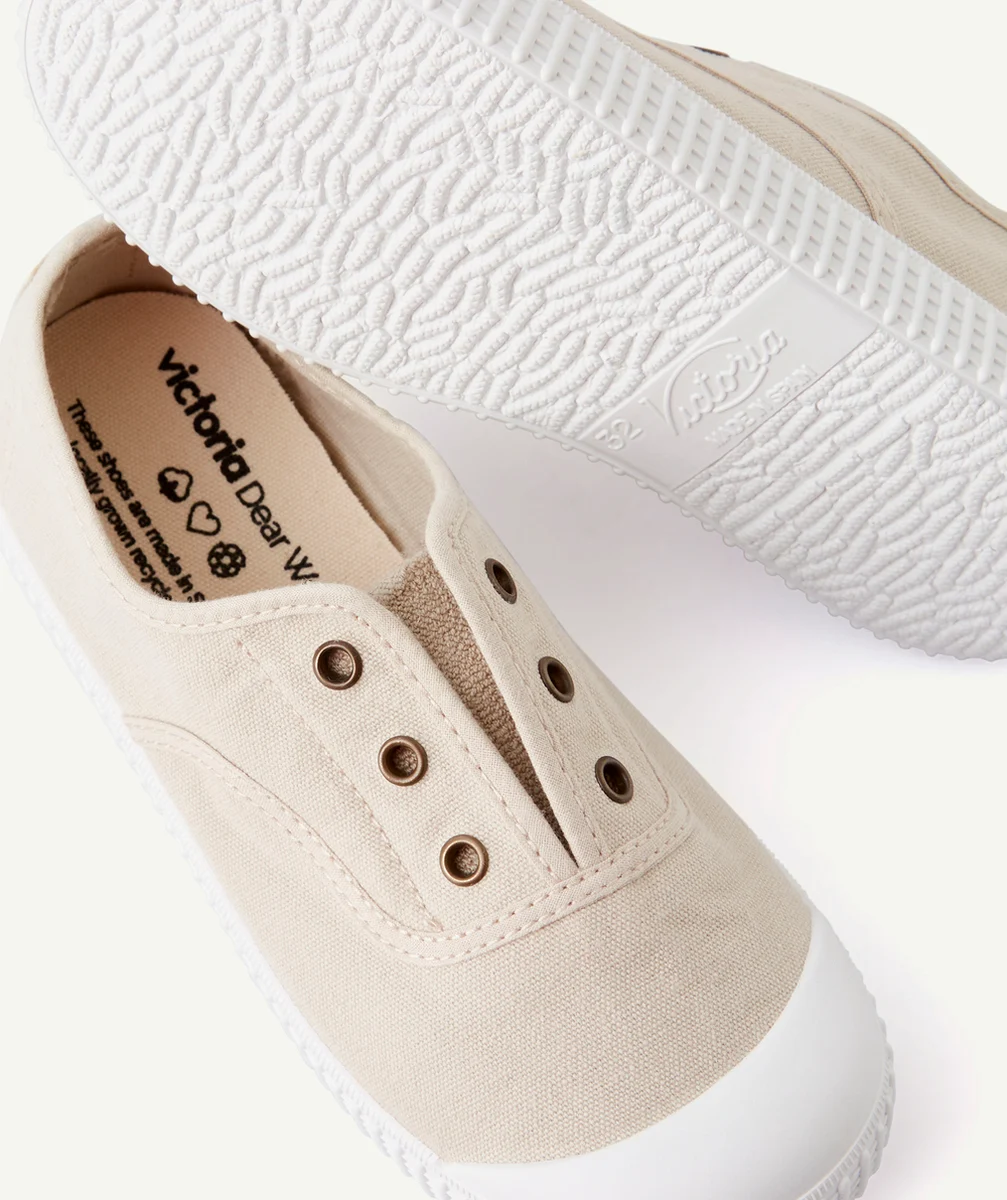 VICTORIACHAUSSURES EN TOILE DE FIBRES RECYCLÉES GRISES