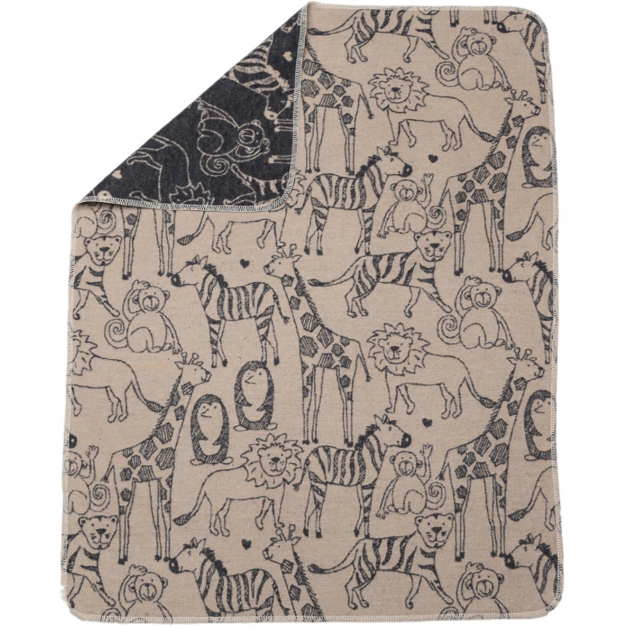 FUSSENEGGER Babydecke Safari natur