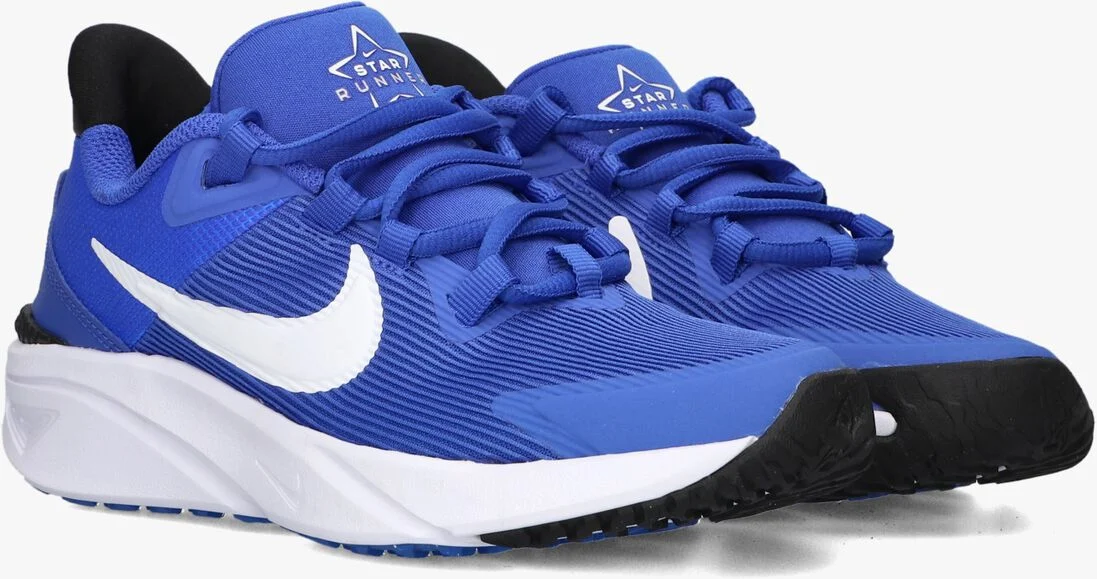 NIKE blauwe nike lage sneakers star runner 4 nn (gs)