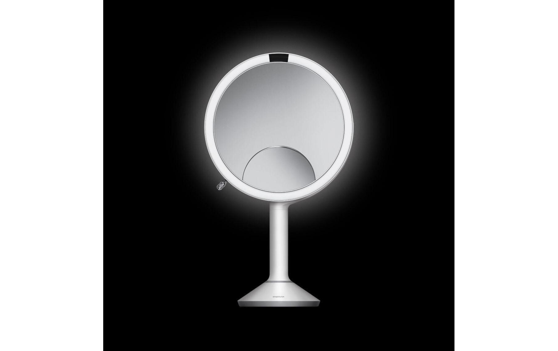 Kosmetikspiegel mit Sensor Trio Ø 20 cm Weiss<br>Sensorspiegel
