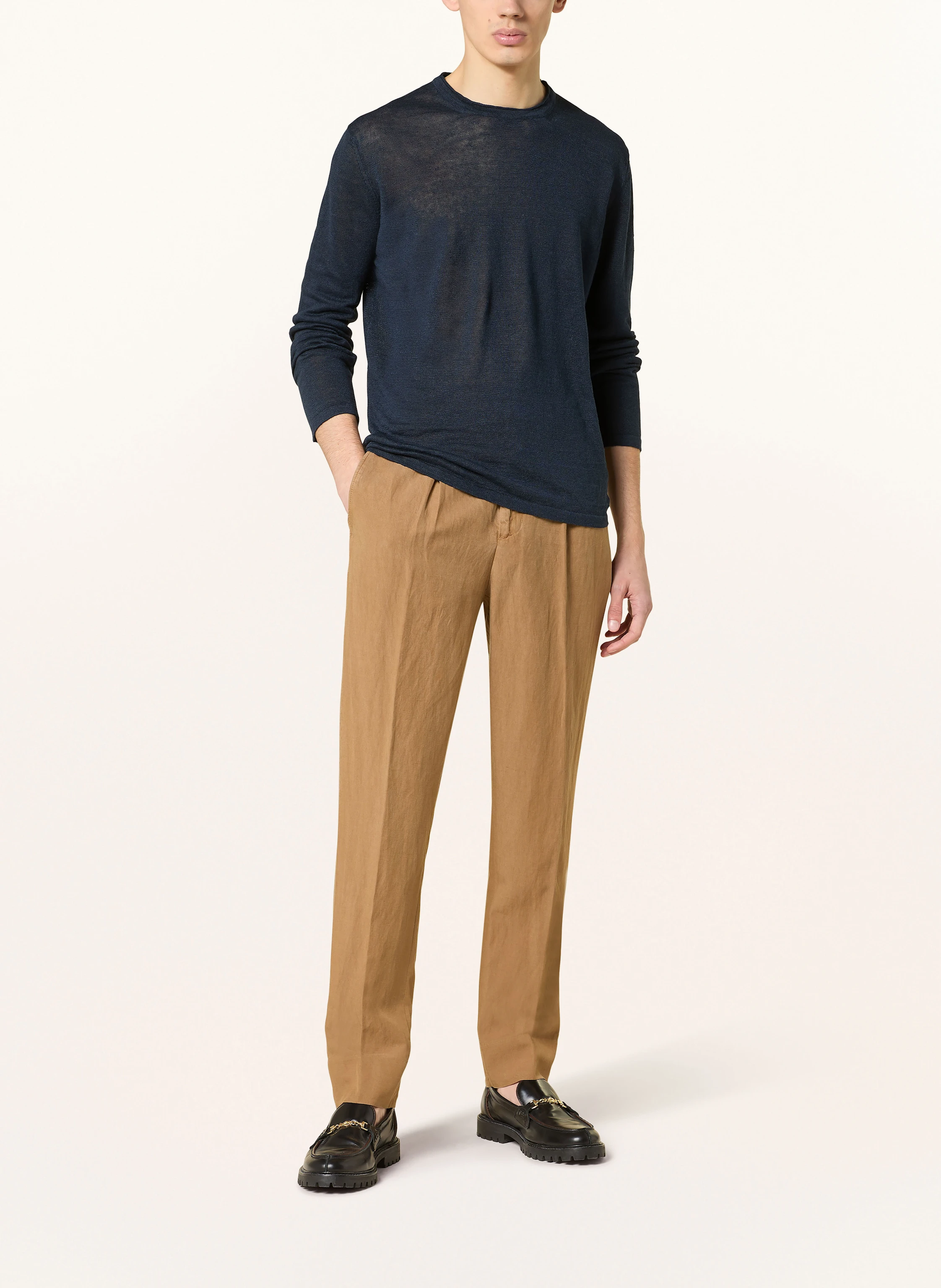 roberto collina Leinenpullover