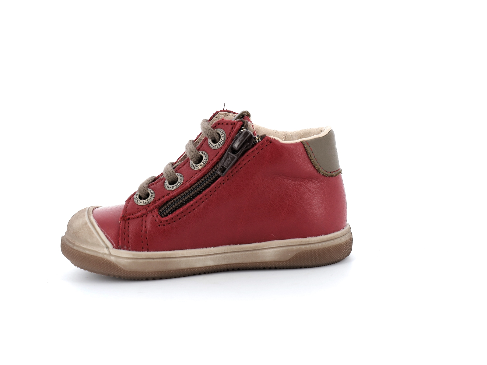Bopy-RUDIZIP Cuir Bordeaux