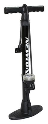Pompe a pied Newton fpr3 acier colori noir base resine raccord double style switch avec manometre 11bars vp-vs