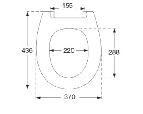 Pressalit Calmo witte toiletzitting met softclose mechanisme 556000-BZ599956