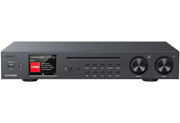 Kenwood KR-W8000SCD-B, 30 W, Stereo, 3,5 mm, RCA, Ledningsført, A2DP, AVRCP