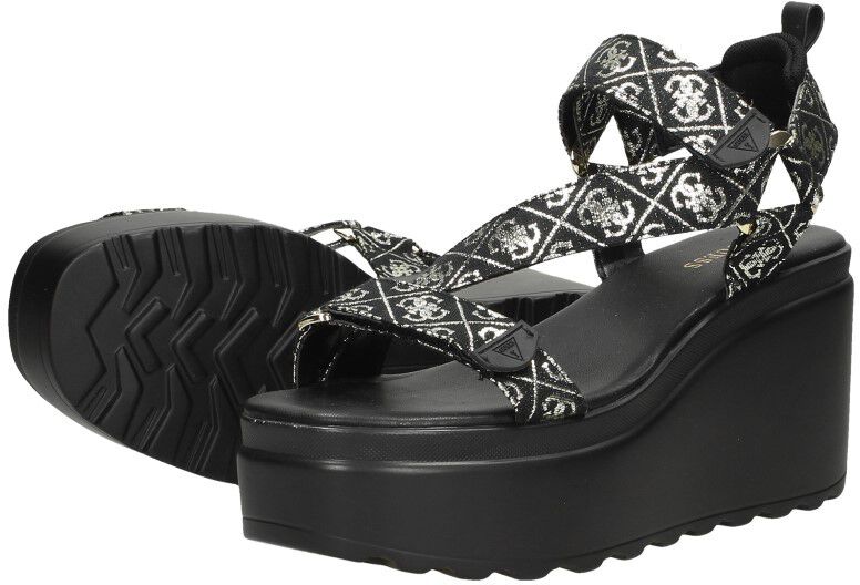 Guess Sandalen Hak zwart