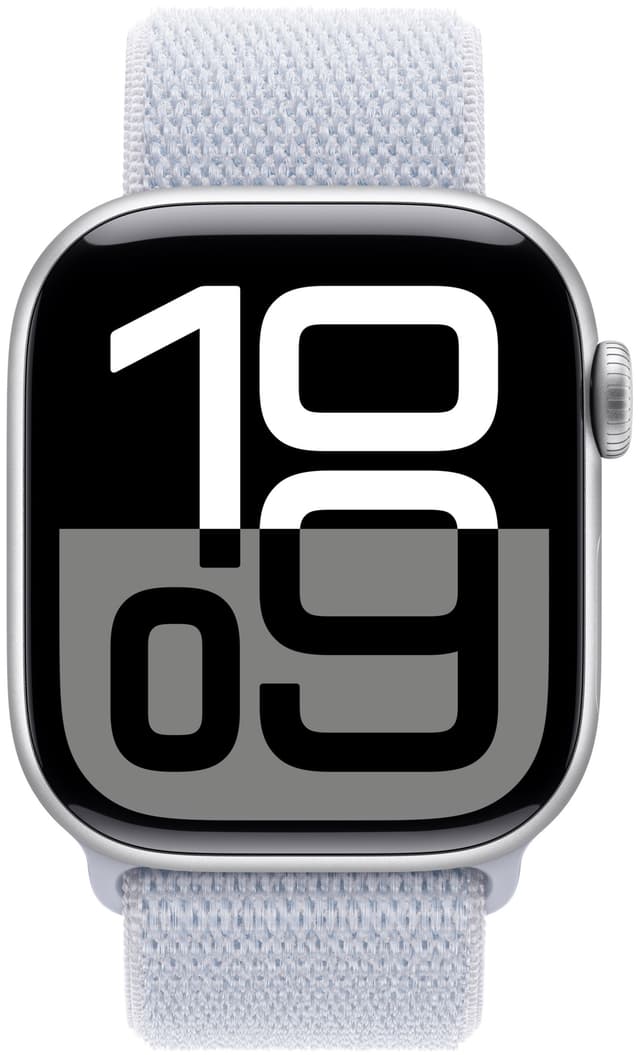 Apple Watch S10 46mm GPS+Cel (Silver Alu/Blue Cloud sportsloop)