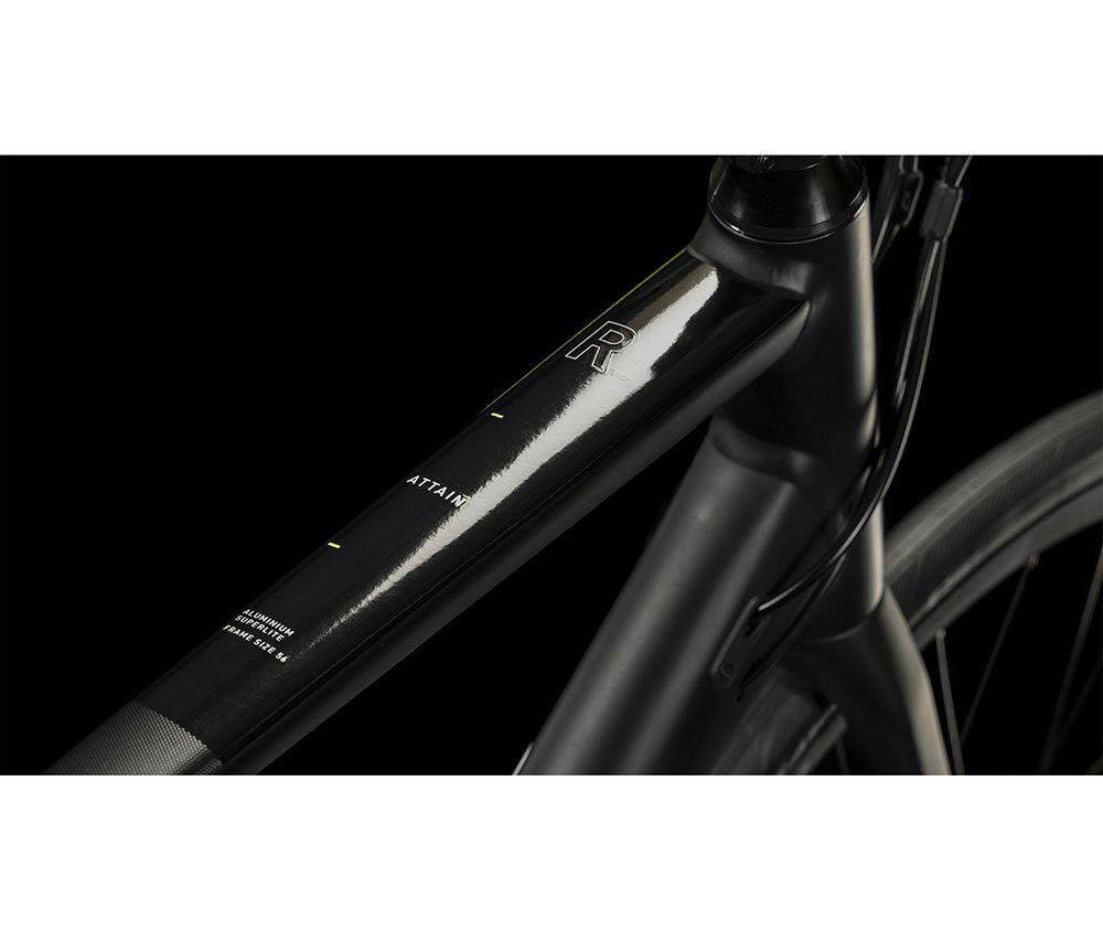 Cube Attain Race Racefiets Zwart/Wit Heren